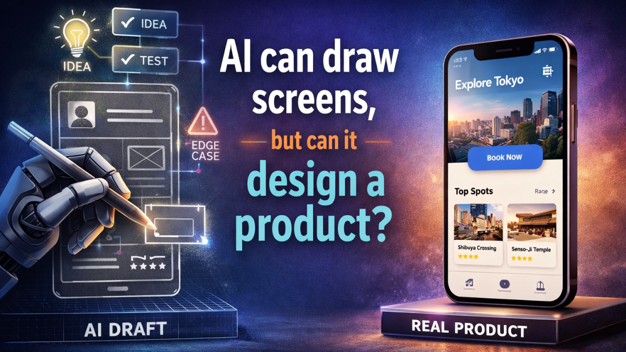 AI Can Draw Screens, but Can It Design a Product?